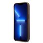Guess PU 4G Metal Logo Case for iPhone 14 Pro Max Brown hind ja info | Telefonide kaitsekaaned ja -ümbrised | hansapost.ee