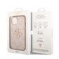 Guess PU 4G Metal Logo Case for iPhone 14 Pink цена и информация | Telefonide kaitsekaaned ja -ümbrised | hansapost.ee