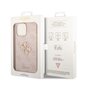 Guess PU 4G Metal Logo Case for iPhone 14 Pro Max Pink hind ja info | Telefonide kaitsekaaned ja -ümbrised | hansapost.ee