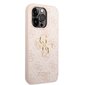 Guess PU 4G Metal Logo Case for iPhone 14 Pro Max Pink hind ja info | Telefonide kaitsekaaned ja -ümbrised | hansapost.ee