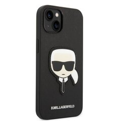 Karl Lagerfeld PU Saffiano Karl Head Case for iPhone 14 Plus Black hind ja info | Telefonide kaitsekaaned ja -ümbrised | hansapost.ee