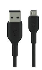 Кабель Belkin USB-A Micro USB PVC 1м черный цена и информация | Кабели для телефонов | hansapost.ee