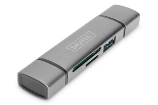 Digitus Картридер USB DA-70886 цена и информация | Адаптеры и USB-hub | hansapost.ee