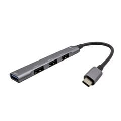 Hub USB-C 1x USB 3.0 + 3x USB 2.0 hind ja info | USB adapterid ja jagajad | hansapost.ee