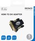 Deltaco, HDMI/DVI-D цена и информация | USB adapterid ja jagajad | hansapost.ee