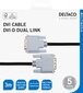 Deltaco, DVI-D Dual Link, 1080p 60Hz, 3 m hind ja info | Juhtmed ja kaablid | hansapost.ee