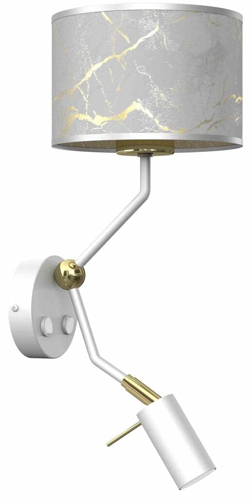 Seinavalgusti SENSO White/Gold 1xE27 + 1x mini GU10 hind ja info | Seinavalgustid | hansapost.ee