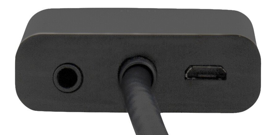 Deltaco, HDMI/VGA, 0.2 m цена и информация | USB adapterid ja jagajad | hansapost.ee