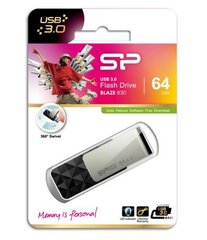 Mälupulk Silicon Power Blaze B30 64GB 3.0 hind ja info | Mälupulgad | hansapost.ee