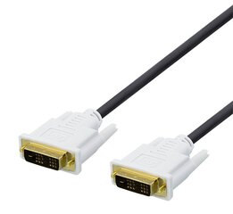 Deltaco, DVI-D, 1 m price and information | Wires and cables | hansapost.ee