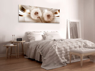 Pilt - Two Dandelions (1 Part) Narrow 150x50 cm hind ja info | Seinapildid | hansapost.ee