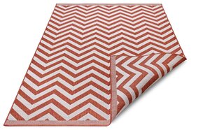 Vaip Northrugs Palma, 150x80 cm, punane/valge hind ja info | Vaibad | hansapost.ee