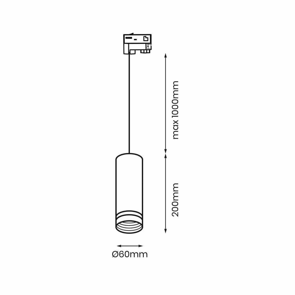 Milagro rippvalgusti Pipe Ring Track hind ja info | Rippvalgustid | hansapost.ee