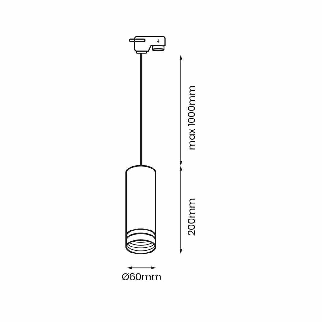 Milagro rippvalgusti Pipe Ring Track hind ja info | Rippvalgustid | hansapost.ee