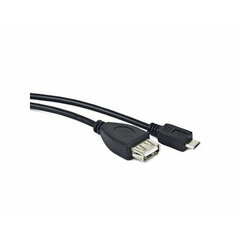 Кабель Micro USB Lanberg OEM-0006 Чёрный 15 cm цена и информация | Кабели и провода | hansapost.ee