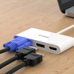 USB-разветвитель D-Link DUB-V310             Белый цена и информация | D-Link Компьютерная техника | hansapost.ee