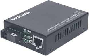 Двунаправленный медиаконвертер Intellinet WDM Gigabit, одномодовый, 100/1000 BASE-T RJ45/1000BASE-SX SM SC цена и информация | Intellinet Сетевое оборудование | hansapost.ee
