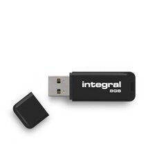 Накопитель Integral 8GB USB2.0 DRIVE BLACK USB flash drive USB Type-A 2.0 цена и информация | USB накопители данных | hansapost.ee