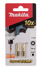 Торсионный наконечник Makita B-28466 T25-65мм (3) Dbl-End  цена и информация | Механические инструменты | hansapost.ee