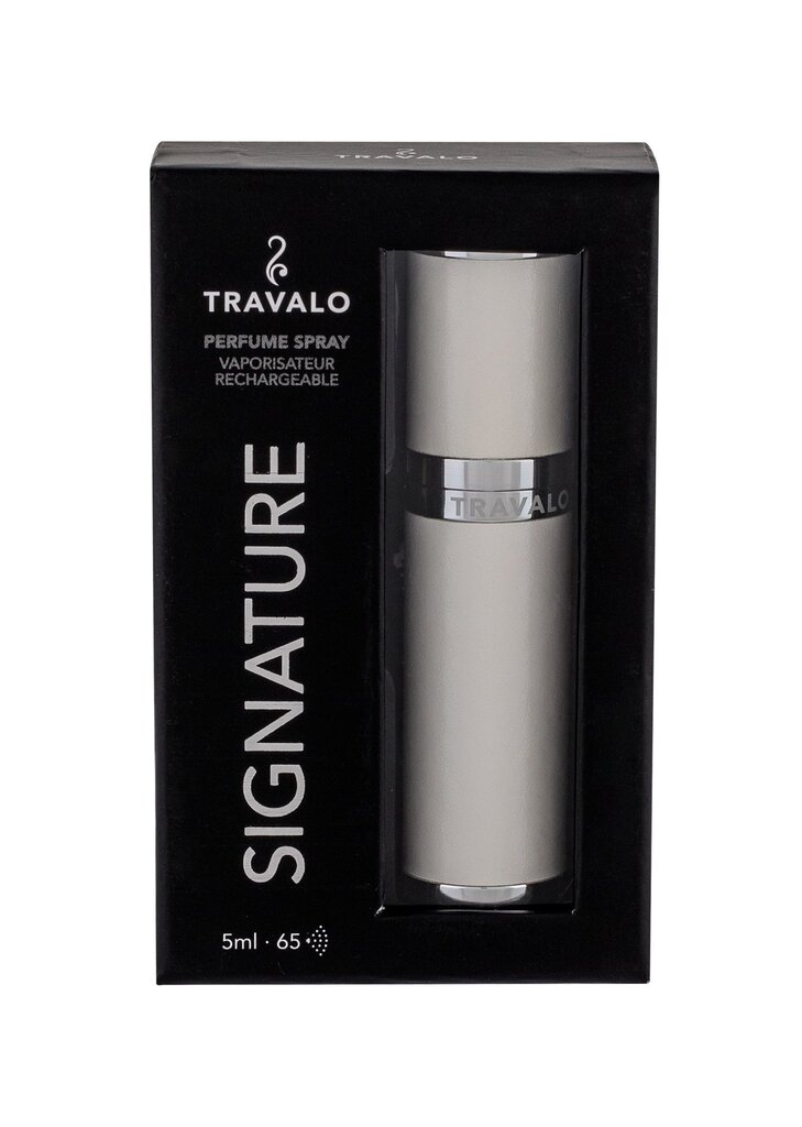 Parfüümi täitepudel Travalo Signature White 5 ml hind ja info | Kosmeetikakotid ja meigipeeglid | hansapost.ee