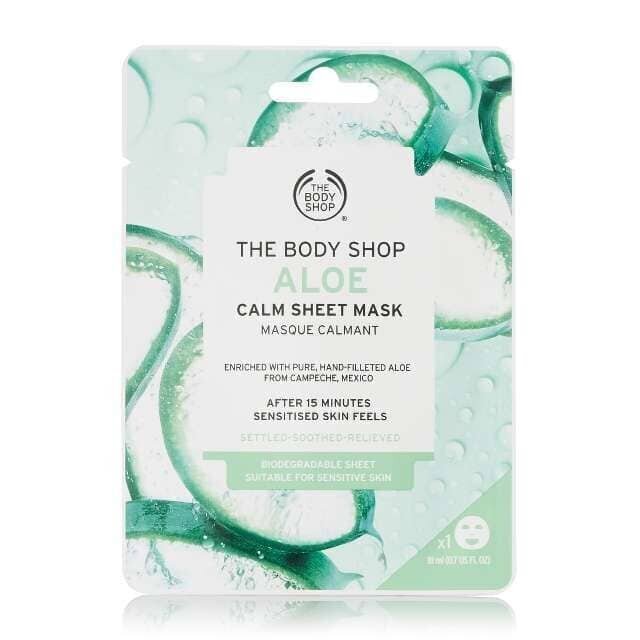Niisutav näomask The Body Shop Aloe Calm 18 ml цена и информация | Näomaskid ja silmamaskid | hansapost.ee