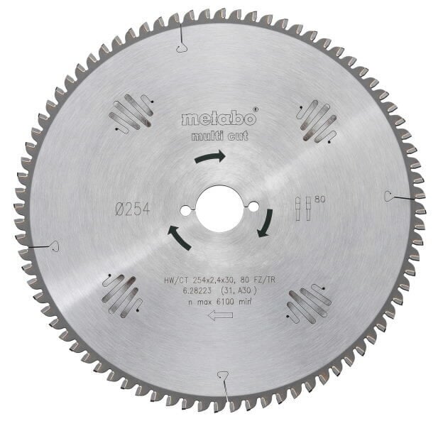 Saeketas 160x2,2/1,4x20, z42, WZ, 15°, Multi Cut. KS 54 / KSE 55, Metabo цена и информация | Aiatööriistade varuosad | hansapost.ee