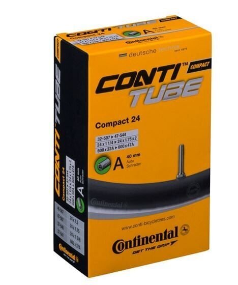 Sisekumm Continental Compact 24 Valve Auto 40 mm, 32/47-507/544 цена и информация | Jalgratta sisekummid ja rehvid | hansapost.ee