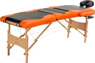 Massaažilaud Bodyfit 1045, must/oranž hind ja info | Massaažikaubad | hansapost.ee