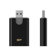 Mälukaardilugeja Silicon Power USB 3.2 Gen 1 Type-A SD/microSD UHS-I ja MMC kaardid SPU3AT5REDEL300K hind ja info | USB adapterid ja jagajad | hansapost.ee