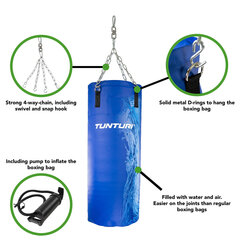 Боксерский водный мешок Tunturi Aqua Boxing Bag, 100 см цена и информация | Бокс | hansapost.ee