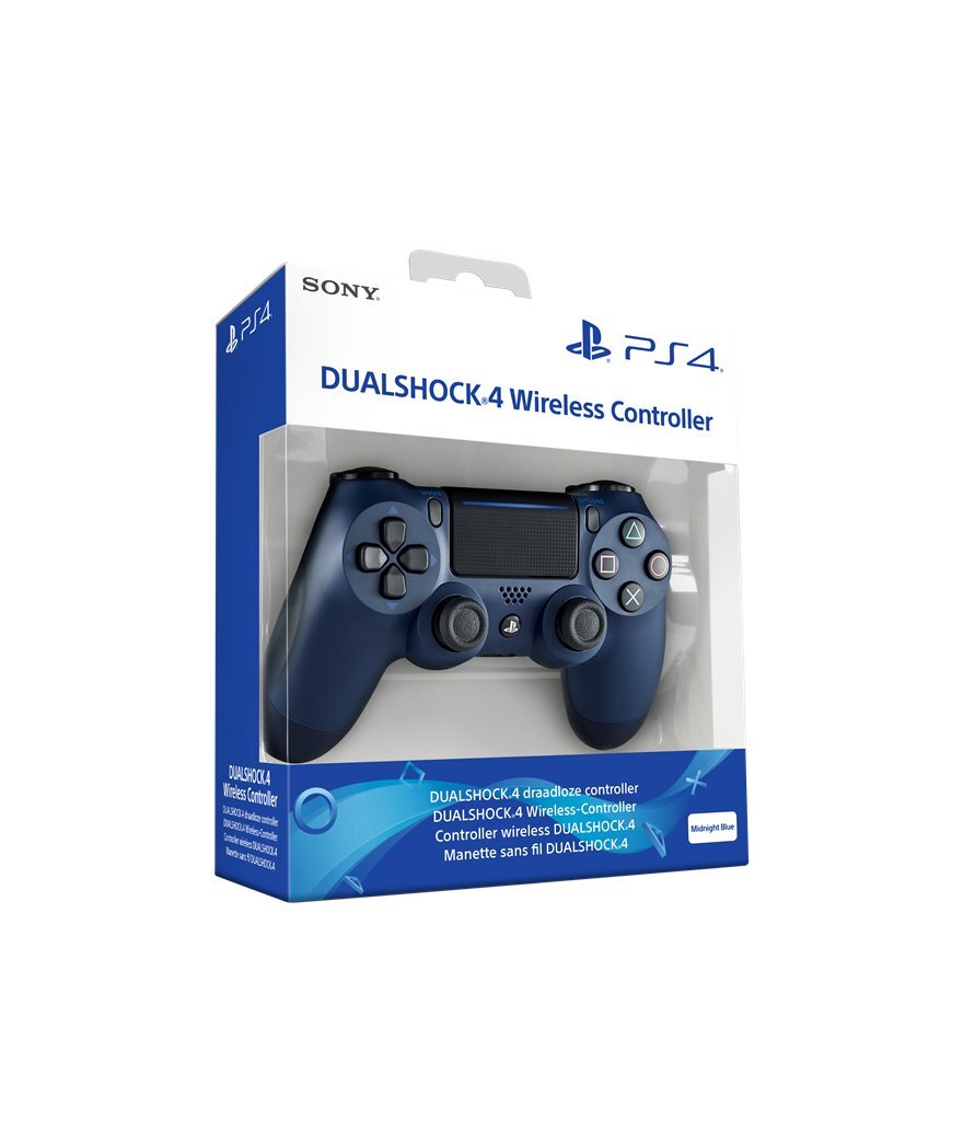Sony DualShock 4 PS4 Midnight Blue цена и информация | Mängupuldid | hansapost.ee