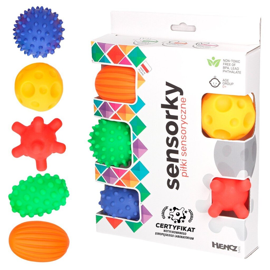 Hencz Toys Sensoorsed pallid Sensorky 5 tk цена и информация | Beebide mänguasjad | hansapost.ee