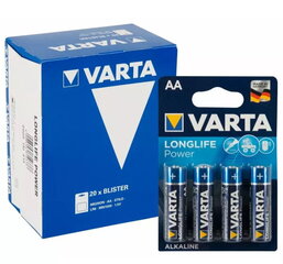 Battery Varta AA 20x4 цена и информация | Батарейки | hansapost.ee