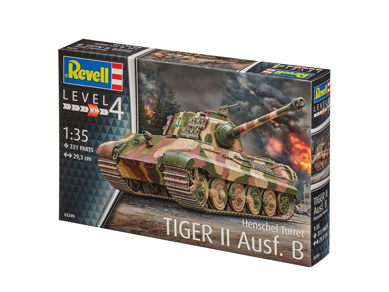 Revell Tiiger II Henscheli torn цена и информация | Klotsid ja konstruktorid | hansapost.ee