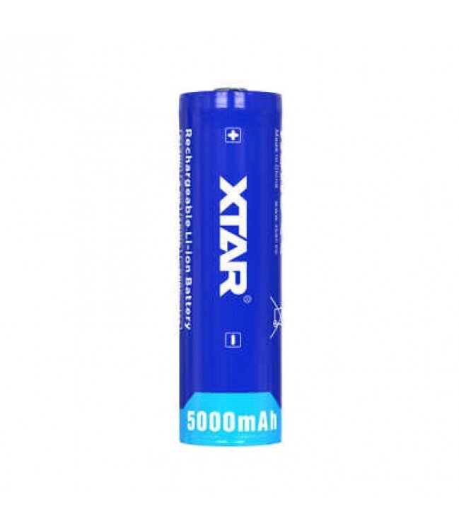 Aku Xtar 21700 5000mAh 10A koos kaitsega цена и информация | Patareid | hansapost.ee