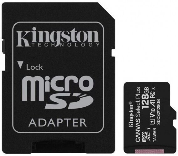 Mälukaart Kingston SDCS/128 GB Canvas Plus цена и информация | Mälukaardid mobiiltelefonidele | hansapost.ee