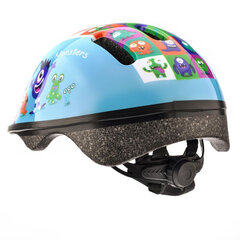 Reguliuojamas vaikiškas dviratininko šalmas Meteor Happy Monsters KS06, mėlynas цена и информация | Шлемы | hansapost.ee