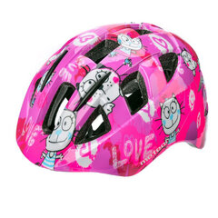 Детский велосипедный шлем Meteor PNY11 Cats, розовый цена и информация | Шлемы | hansapost.ee