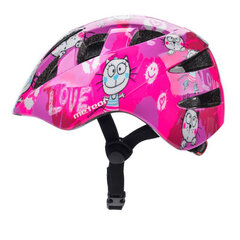 Детский велосипедный шлем Meteor PNY11 Cats, розовый цена и информация | Шлемы | hansapost.ee