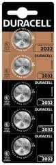 Элемент Duracell, CR2032 (DL2032), 1 шт. цена и информация | Батерейки | hansapost.ee