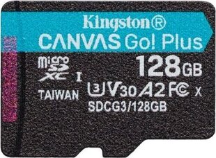 Kingston 128GB Canvas Go Plus цена и информация | Карты памяти | hansapost.ee
