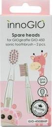 Asendushambaharjapead InnoGIO GIOGiraffe, GIO-450BHP, roosa hind ja info | Elektriliste hambaharjade otsikud | hansapost.ee