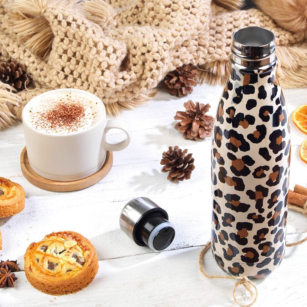 Cambridge CM06513 Watercolour leopard 500ml flask hind ja info | Termosed ja termokruusid | hansapost.ee