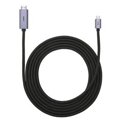 Baseus High Definition Series adapter cable USB Type C - HDMI 2.0 4K 60 Гц 3 м black (WKGQ010201) цена и информация | Кабели для телефонов | hansapost.ee