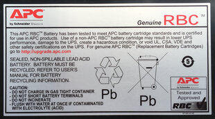 Источник бесперебойного питания UPS APC RBC48 цена и информация | ИБП Alantec 1000VA LINE-INTERACTIVE | hansapost.ee