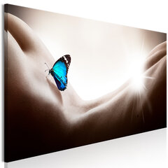 Pilt - Woman and Butterfly (1 Part) Narrow 150x50 cm hind ja info | Seinapildid | hansapost.ee