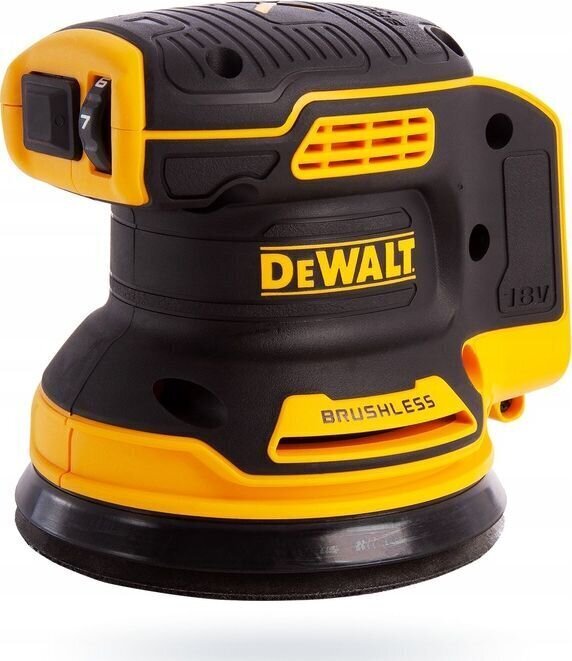 Akuga ekstsentriklihvija,DCW210N, harjavaba, 125 mm, karkass, DeWalt hind ja info | Lihvmasinad | hansapost.ee