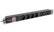 Lanberg Ülepingekaitse Rack PDU 1U 4x PL + 4x C13 2m 16A must hind ja info | Pikendusjuhtmed | hansapost.ee