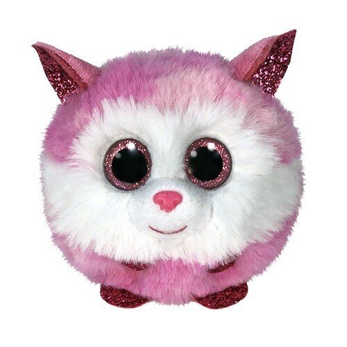 Meteor Pehme mänguasi Ty Puffies Husky roosa - Printsess 8 cm цена и информация | Beebide mänguasjad | hansapost.ee