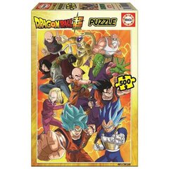 Пазл Educa Dragon Ball Super, 500 деталей цена и информация | Пазлы | hansapost.ee